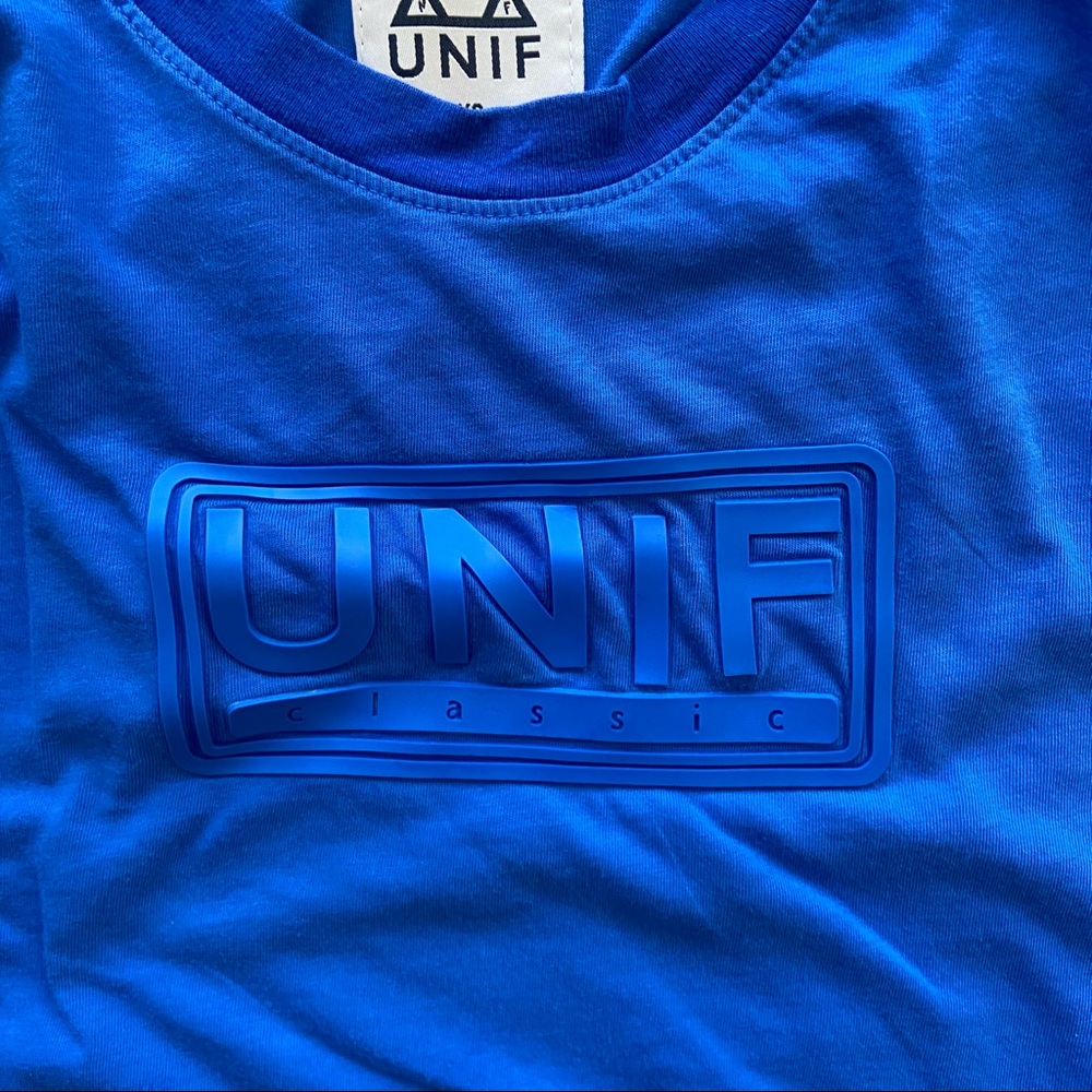Blue UNIF tee